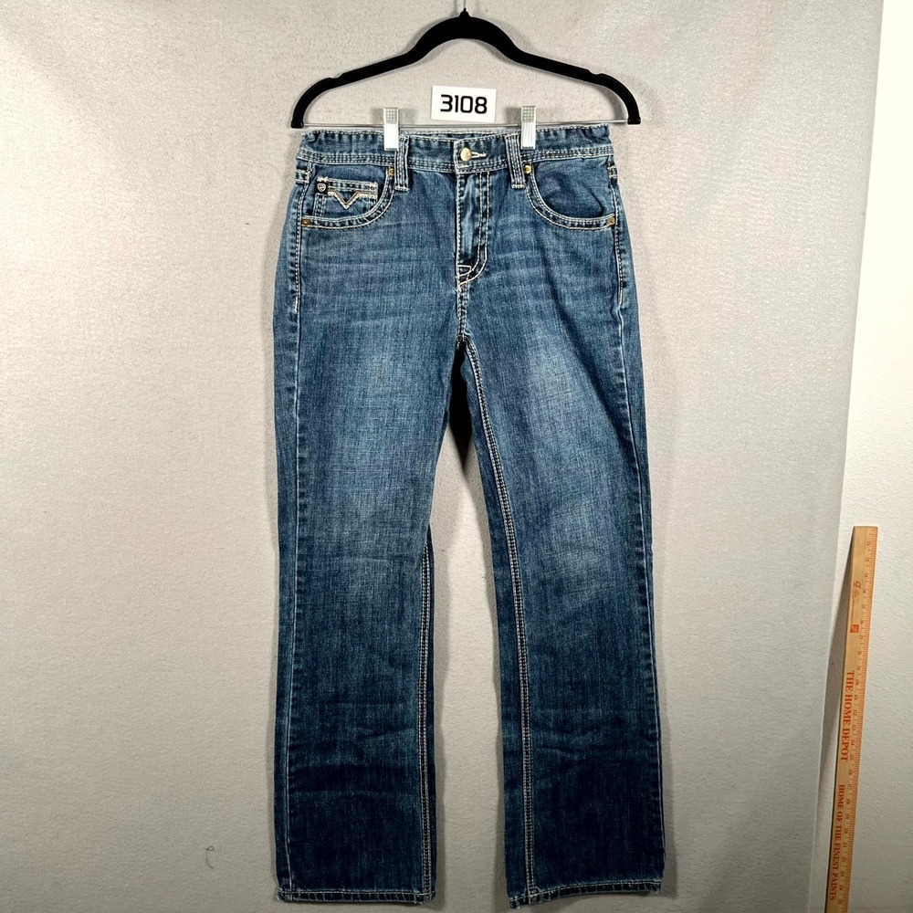 Rock & Roll Denim Jeans Womens 20 Blue‎ Medium Wash Regular Fit Bootcut Leg